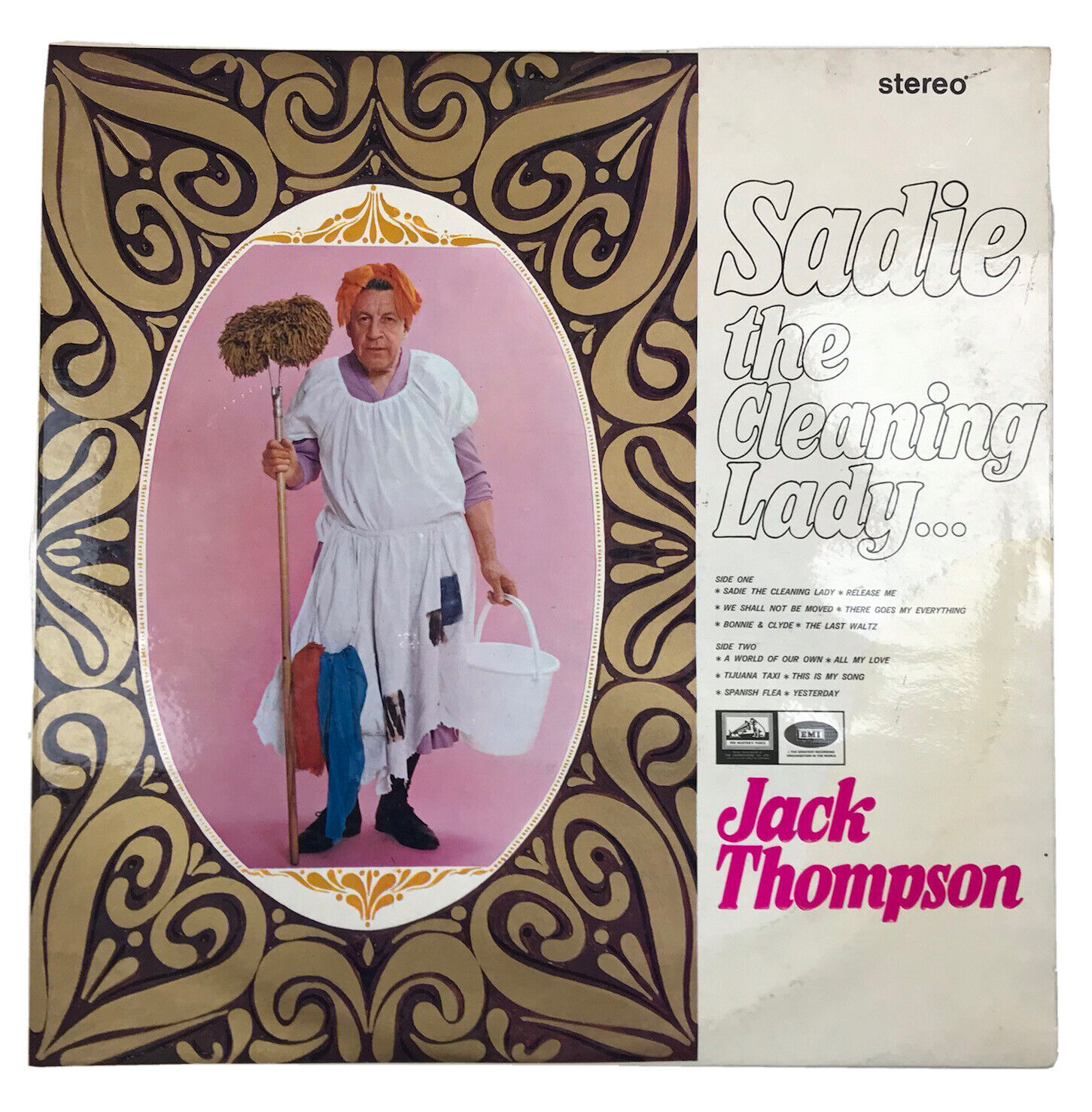 Sadie The Cleaning Lady Jack Thompson Album Record 1968 RARE