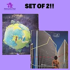 Yes Going For The One Vinyl LP, Tri-Fold w/ Lyrics YES Fragile w/Poster (2 LOT) picture