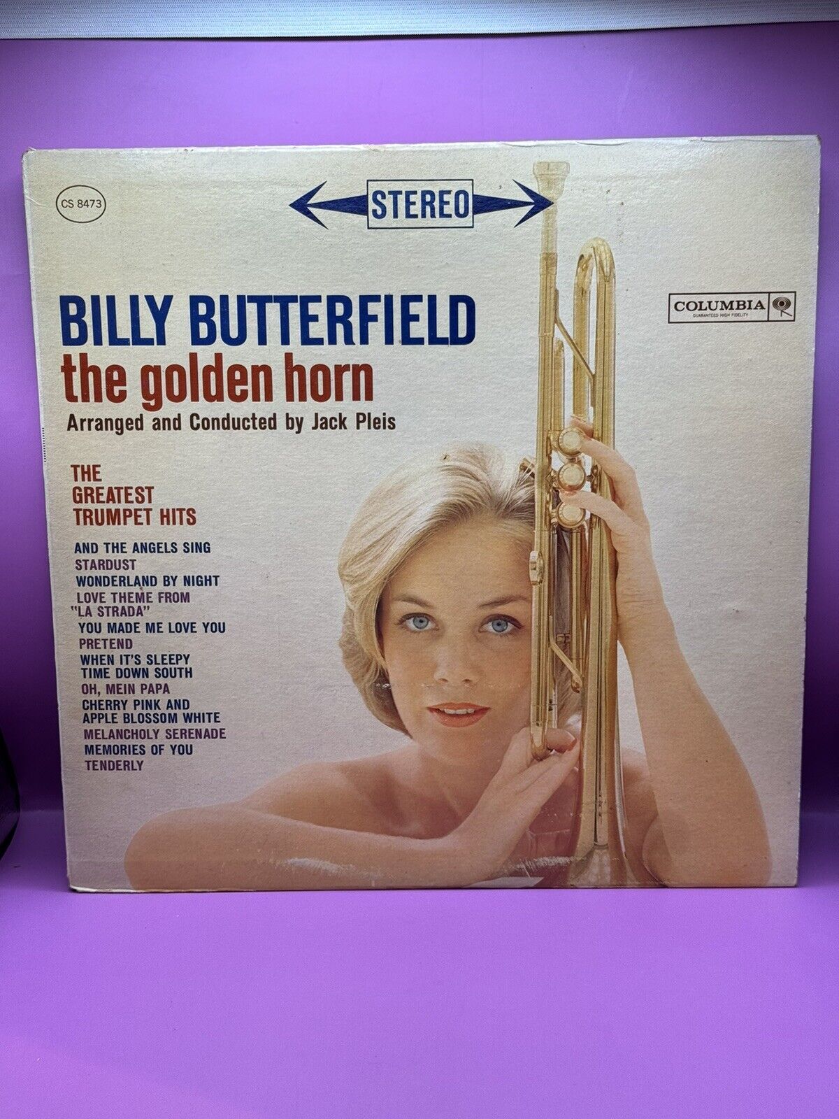 Billy Butterfield - The Golden Horn - LP Vinyl - Columbia Six Eye - EX/EX