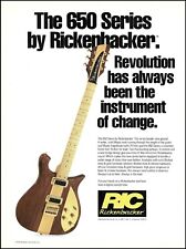 Rickenbacker Sierra 650 Series guitar 1993 advertisement 8 x 11 ad print picture