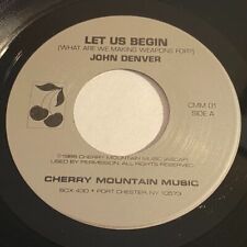 John Denver: Let Us Begin / Flying For Me 45 - Cherry Mountain Music picture