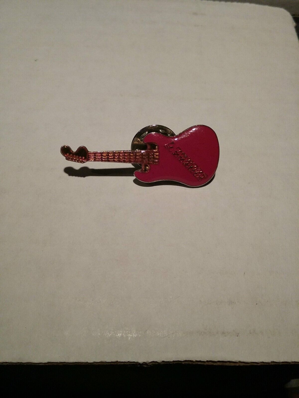 Vintage guitar Pin Rock Roll Band  Lapel Hat Collectible (Journey).