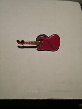 Vintage guitar Pin Rock Roll Band  Lapel Hat Collectible (Journey). picture