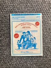 Vintage Sheet Music ‘The Entertainer’ From Movie ‘The Sting’ Excellent Condition picture