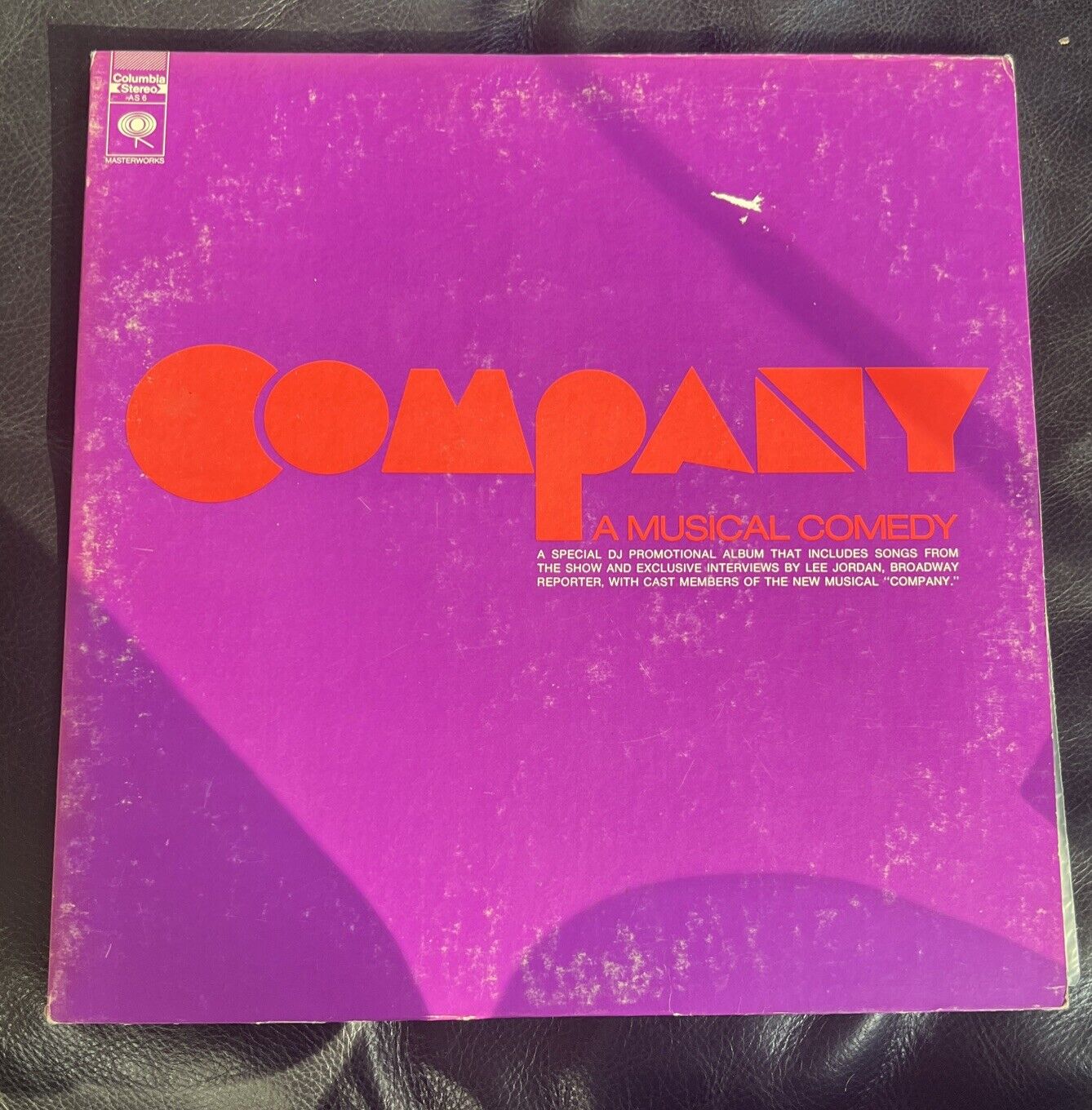 Company - A Musical Comedy LP. Special DJ Promo. Ultra Rare Jordan Interview