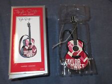 TAYLOR SWIFT Guitar Ornament w/ Box Music RED - 2013 - American Greetings picture