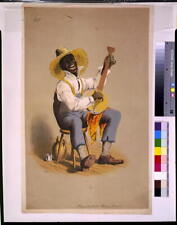 Photo:Plantation banjo player picture