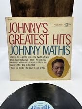 Vintage Johnny Mathis Johnny's Greatest Hits Album Record Vinyl LP picture