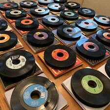 Vintage 45 Records - Mystery 20pc Lot - Crafts/Party/Decor/Play & More LOOK picture