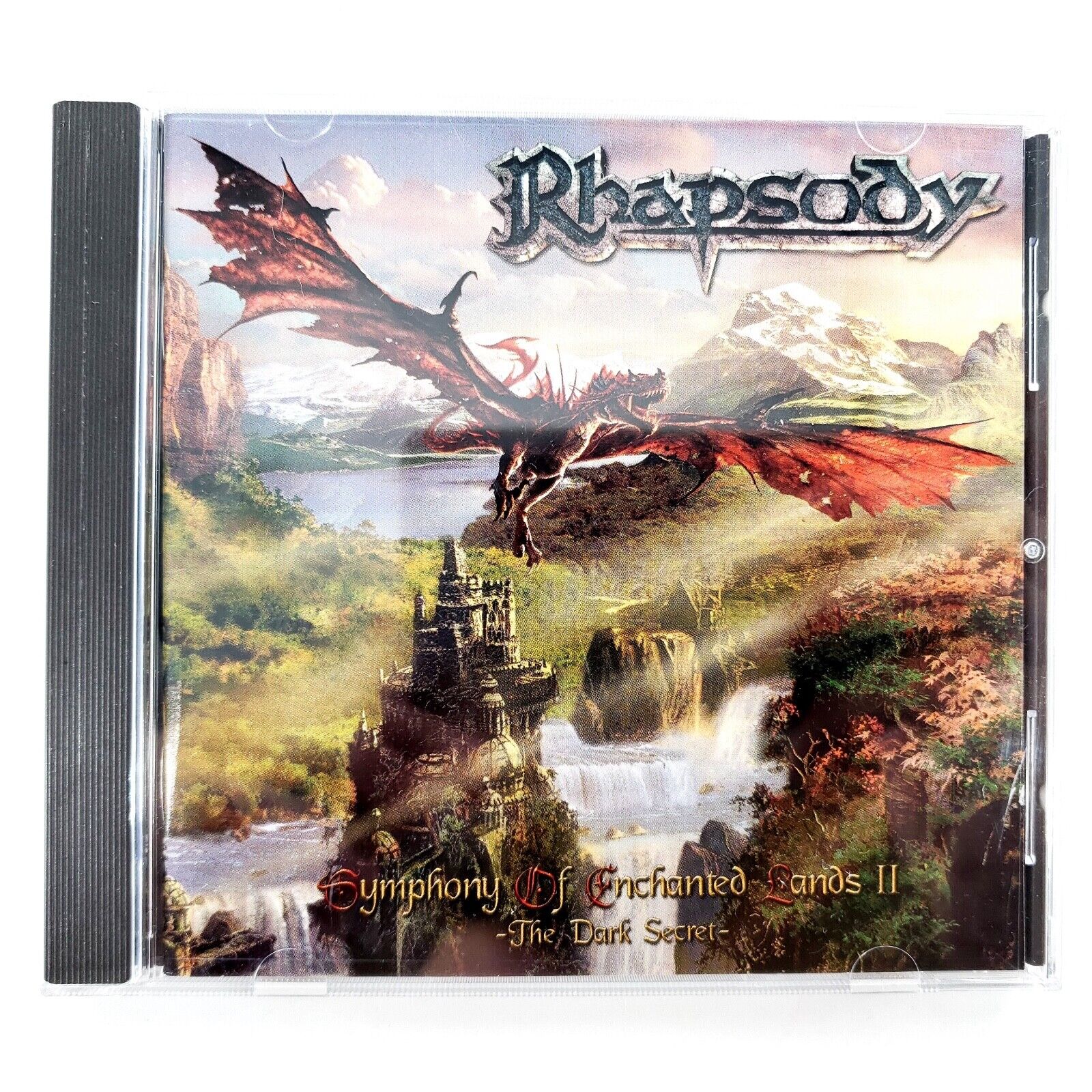Symphony Of Enchated Lands II - The Dark Secret by Rhapsody (CD) Tested & Works