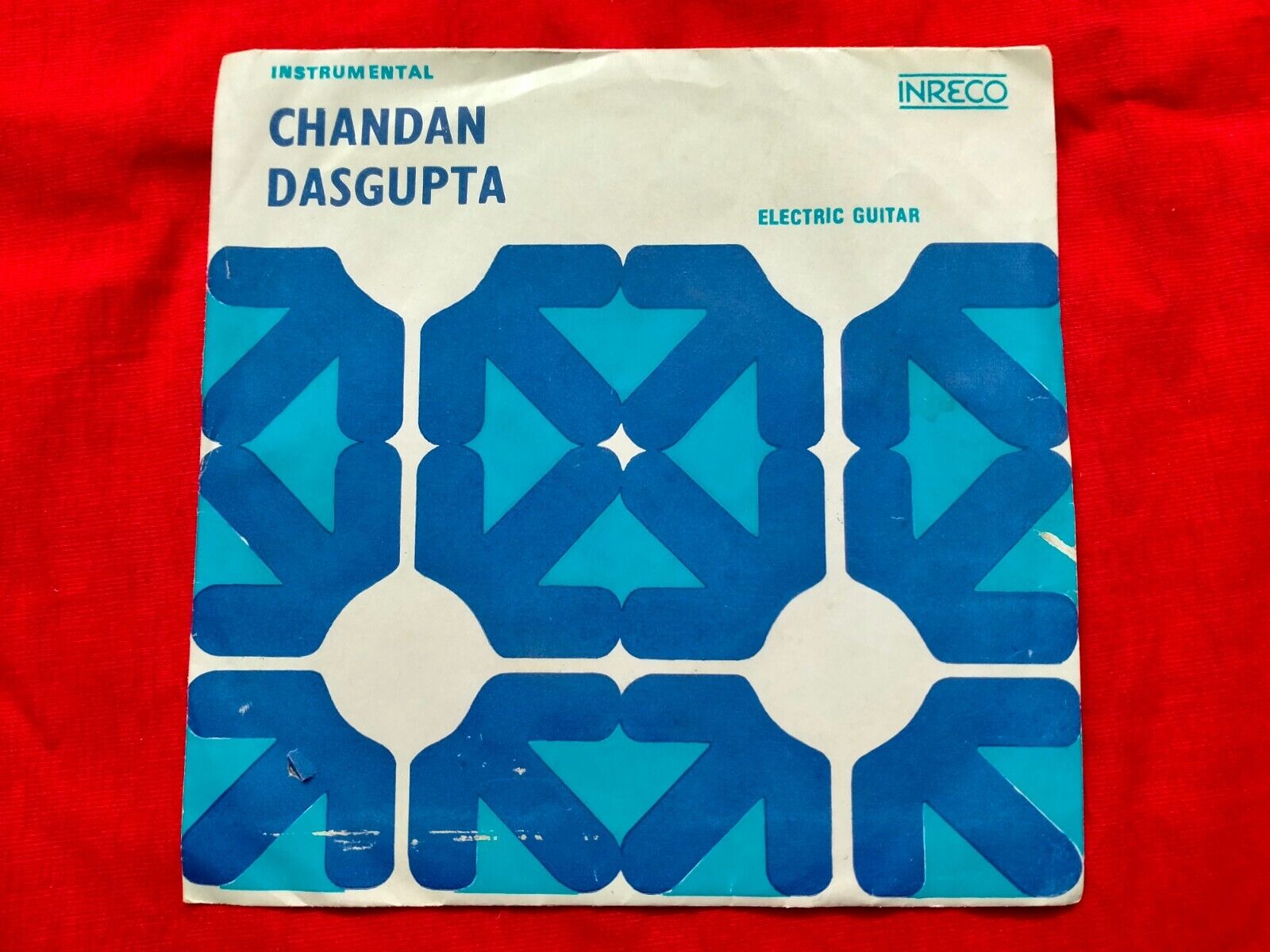 Chandan Das Gupta Electric Guitar Instrumental 1979 rare EP RECORD India EX