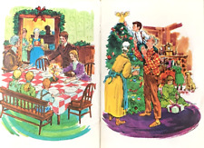 Vintage Color Illustration Christmas Sheet Music Jingle Bells picture
