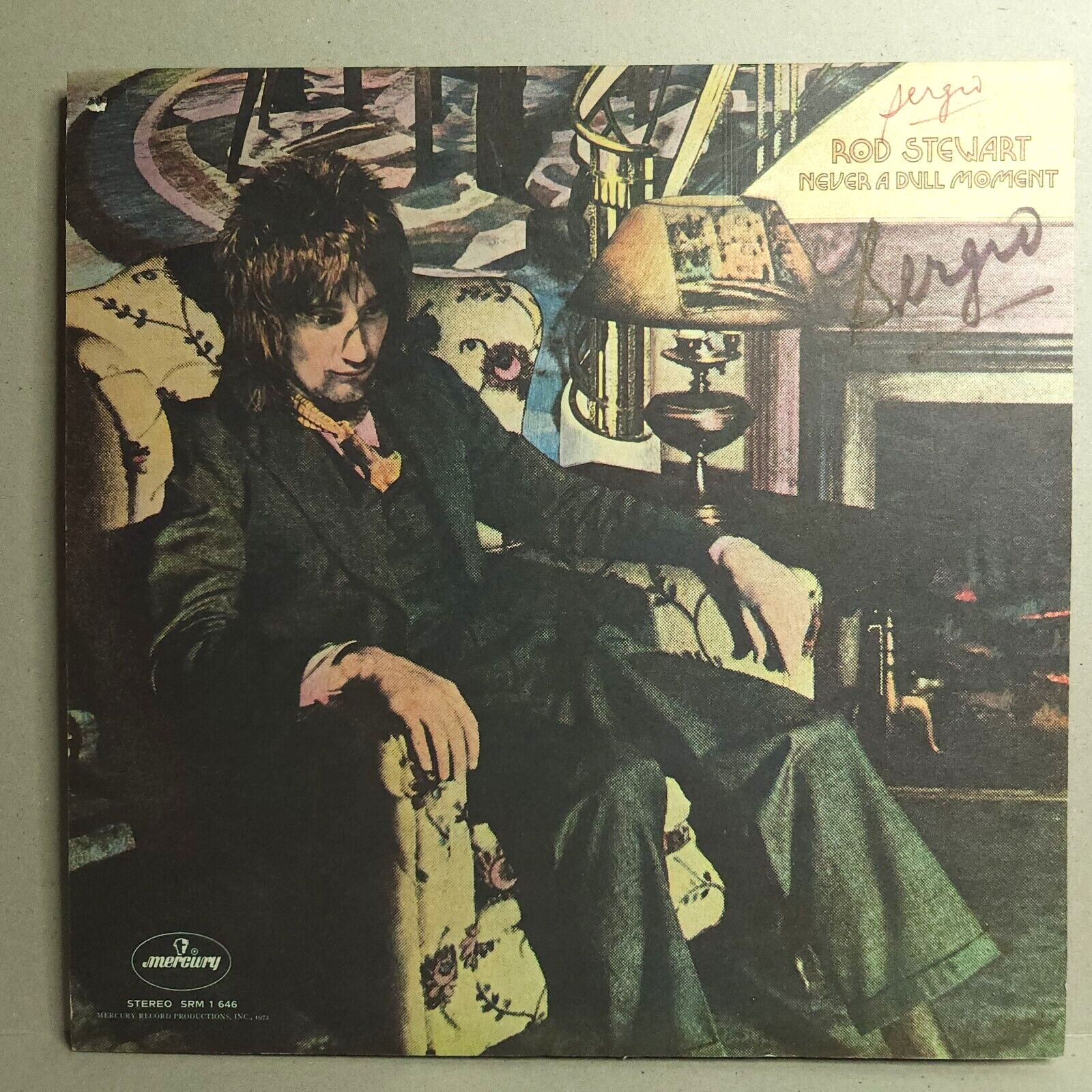 Rod Stewart Never A Dull Moment LP Trifold Vinyl 1972