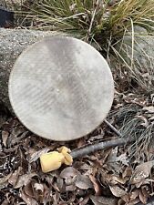 Native American Handdrum 10” Native Drum With Beater Native Made picture