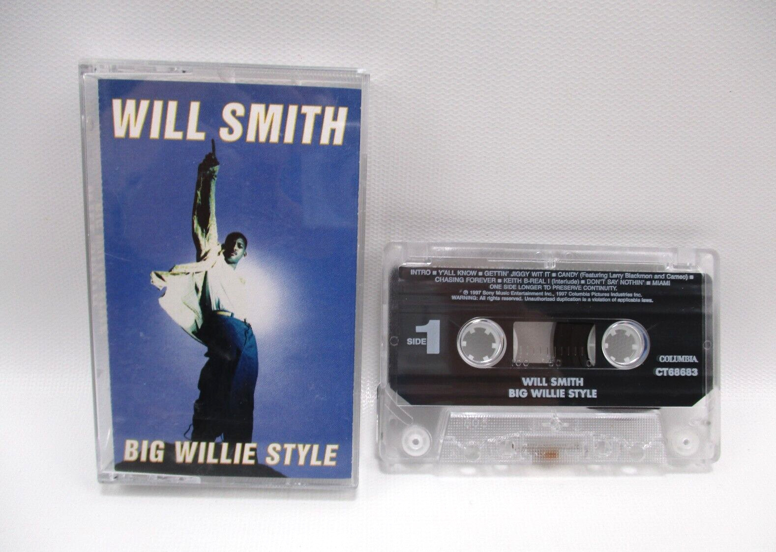 Will Smith Big Willie Style Cassette Tape 1997 Columbia 68683 Tested