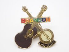 Branson Missouri Guitar and Banjo Vintage Lapel Pin picture