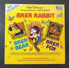 1970 Walt Disney’s Songs And Stories Of Uncle Remus Brer Rabbit LP Record & Book picture