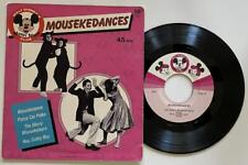 Walt Disney's Mickey Mouse Club Mousekedances EP 45 rpm PS WDP (1965) vg+ picture