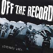 Remember When, Off the Record - (Compact Disc) picture