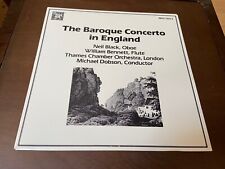 The Baroque Concerto in England~NM~Thames Chamber Orchestra, Dobson~MHS LP~Oboe picture