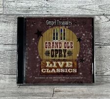 Grand Ole Opry Live Classics - Gospel Treasures (CD, 2005) Ryman Auditorium NEW picture