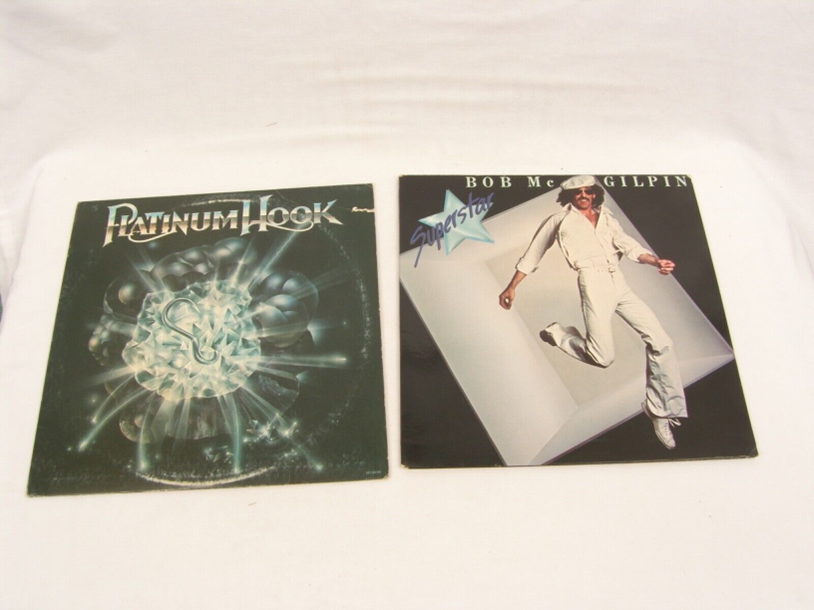 Vintage Lot of 2 Disco/Pop 1978 Record Album Vinyl LP Platinum Hook Bob McGilpin