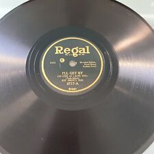 ROY SMECK TRIO - RODMAN LEWIS 78 rpm REGAL 8717 I'LL GET BY popular jazz 1929 E picture