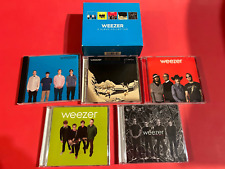 WEEZER - 5-CD Box Set -PINKERTON BLUE RED GREEN MAKE BELIEVE AUTHENTIC picture