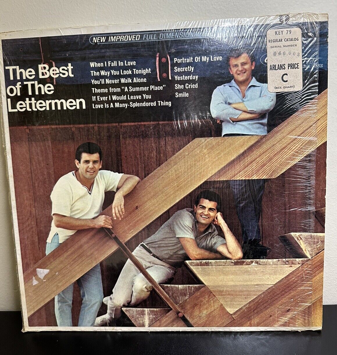 The Lettermen The Best Of The Lettermen  Capitol LP T-2554 G+/VG+