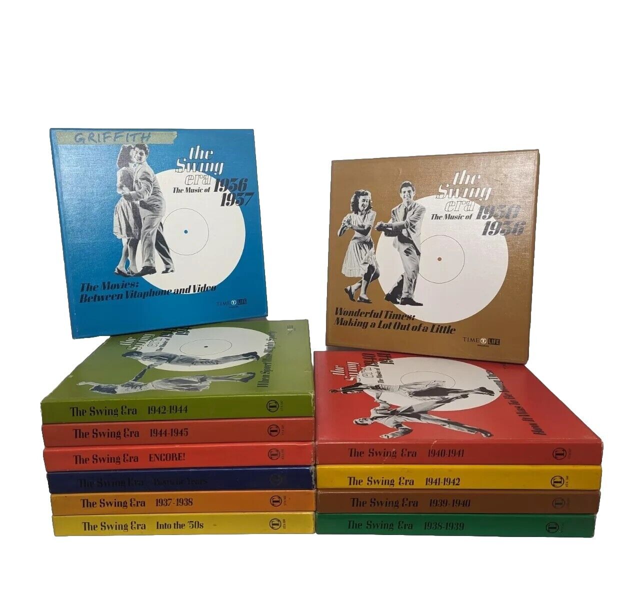 The Swing Era - 12 LP Record Album Box Sets - Time Life Records With Books