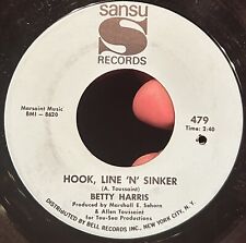 Nola New Orleans Funk Soul 45 BETTY HARRIS Hook Line & Sinker SANSU VG++ * picture
