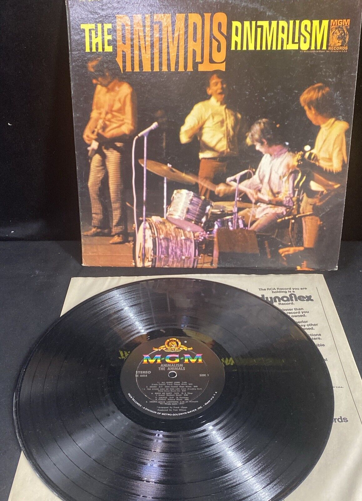 The Animals - Animalism MGM Records US 1966 SE-4414 Blues Rock Vinyl LP Vg+ Vg +