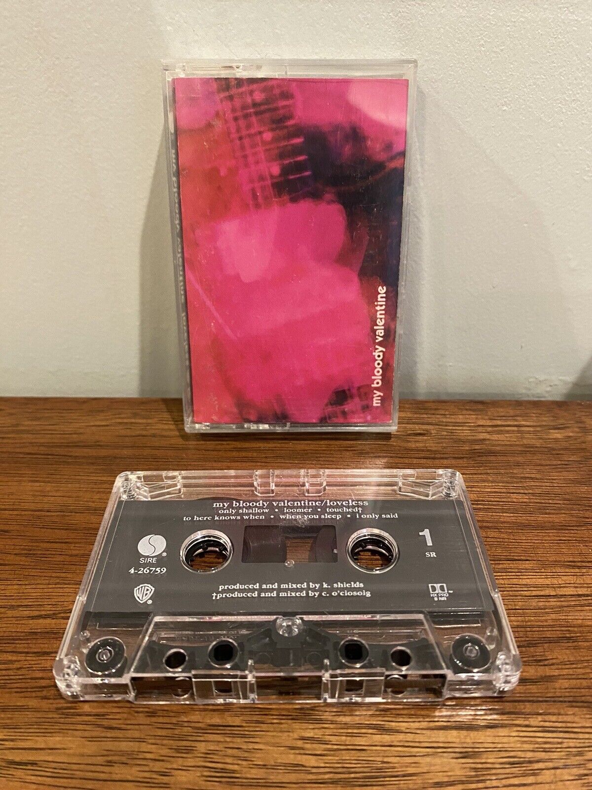 ORIGINAL TRUE VINTAGE My Bloody Valentine Loveless Cassette Tape Shoegaze