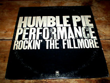 HUMBLE PIE ( ROCKIN' THE FILLMORE ) 1971 sterling press 2 LP w/ PETER FRAMPTON picture