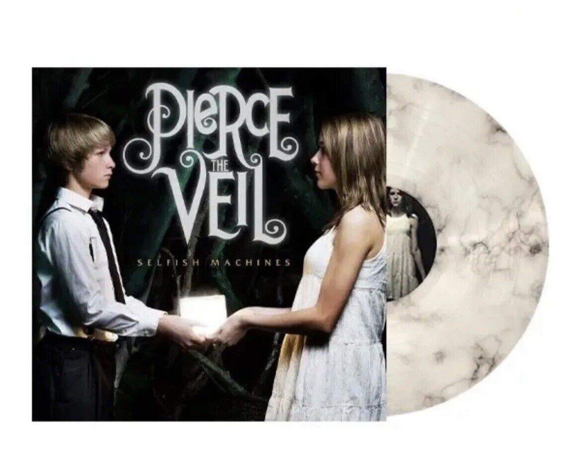 Pierce The Veil Selfish Machines Vinyl (Tan Base W/ Black Marbling) Vinyl LP