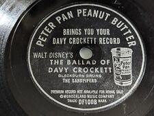 Sandpipers ‎– Peter Pan Peanut Butter 78 RPM Davy Crockett Ballad 7
