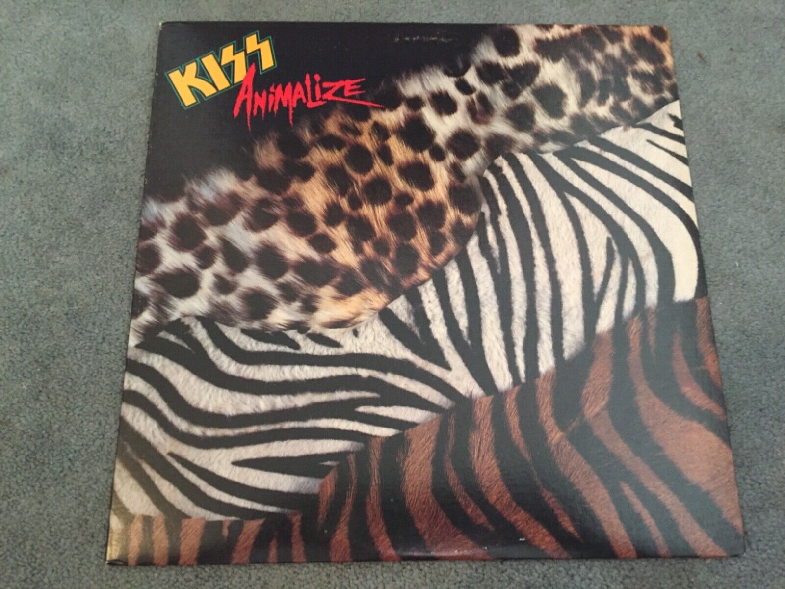 Vinyl Kiss Animalize Lp Album 1984 Polygram Records Mercury Rock 12 In Rock Band