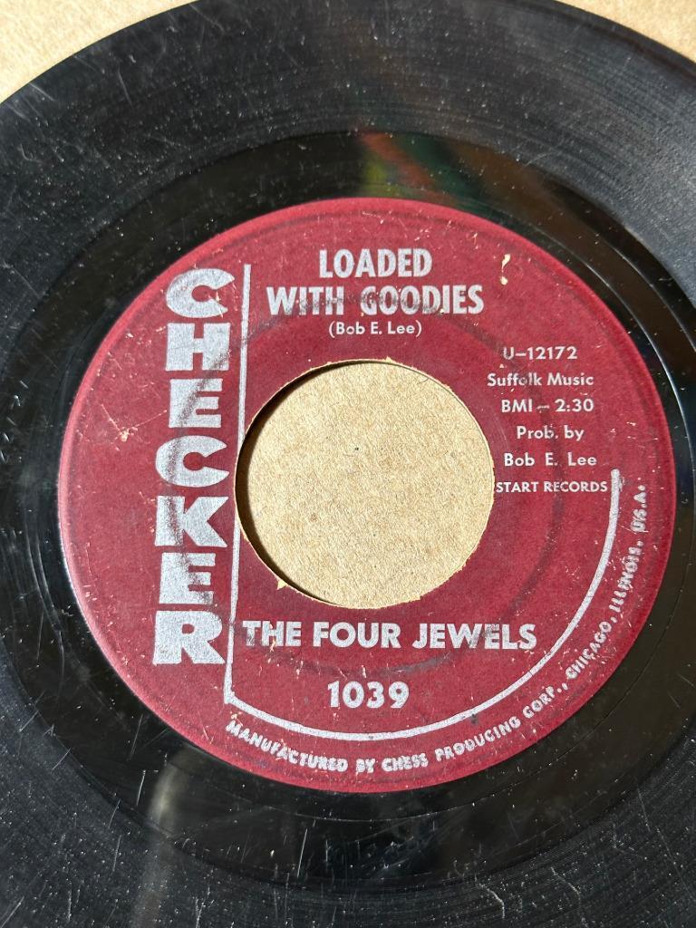 THE FOUR JEWELS Checker 1039 LOADED WITH GOODIES / DAPPER DAN G+/VG-  LISTEN