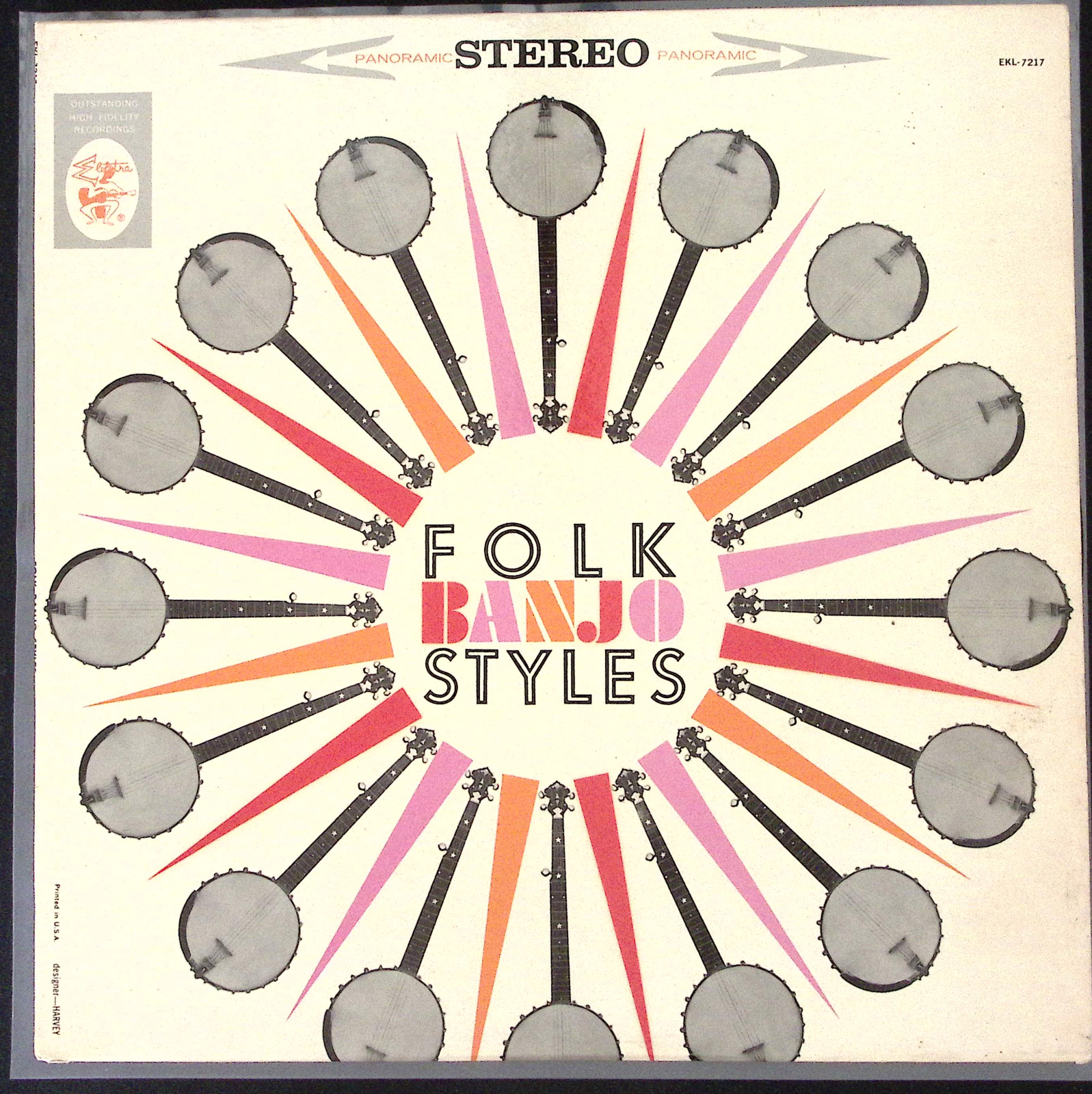FOLK BANJO STYLES ERIC WEISSBERG TOM PALEY ART ROSENBAUM & MORE  LP 157-83W