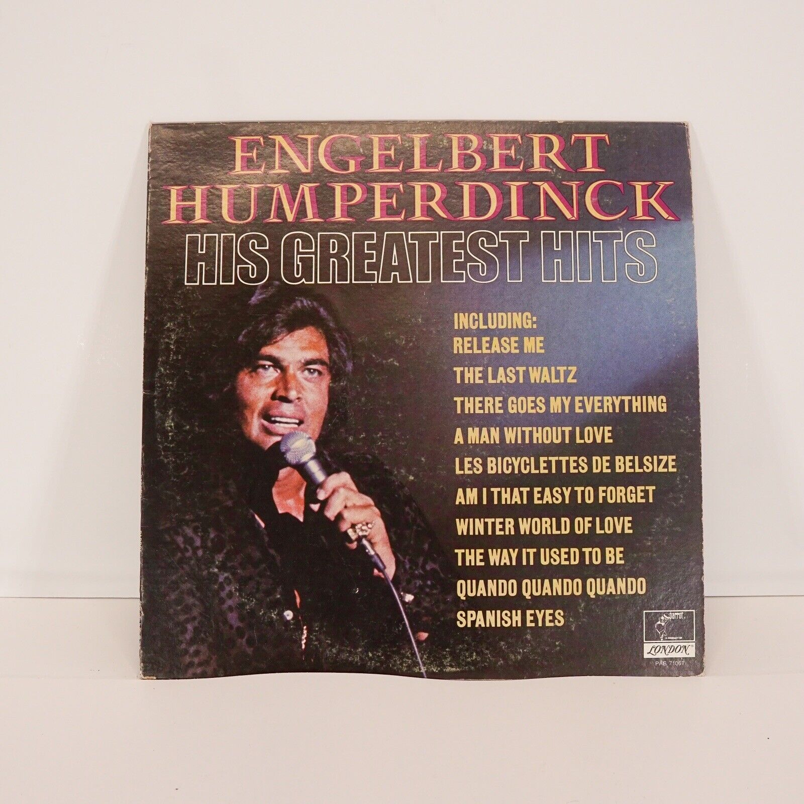 Engelbert Humperdinck- His Greatest Hits 1974 PAS-71067 Vinyl 12\'\' Vintage