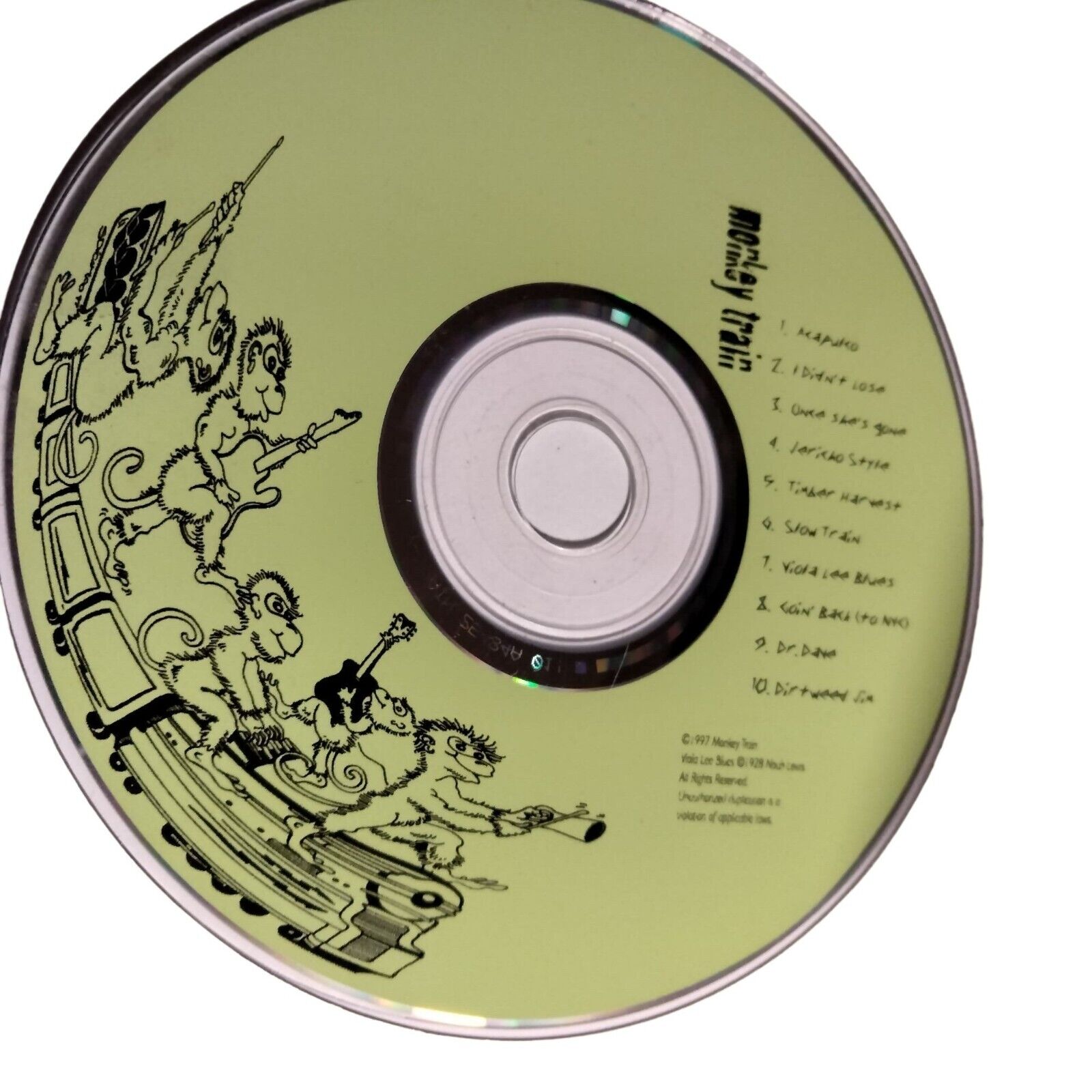 Monkey Train India Band 1997 Viola Lee Blues Dirtweed JIm Dr Dave Goin NYC CD