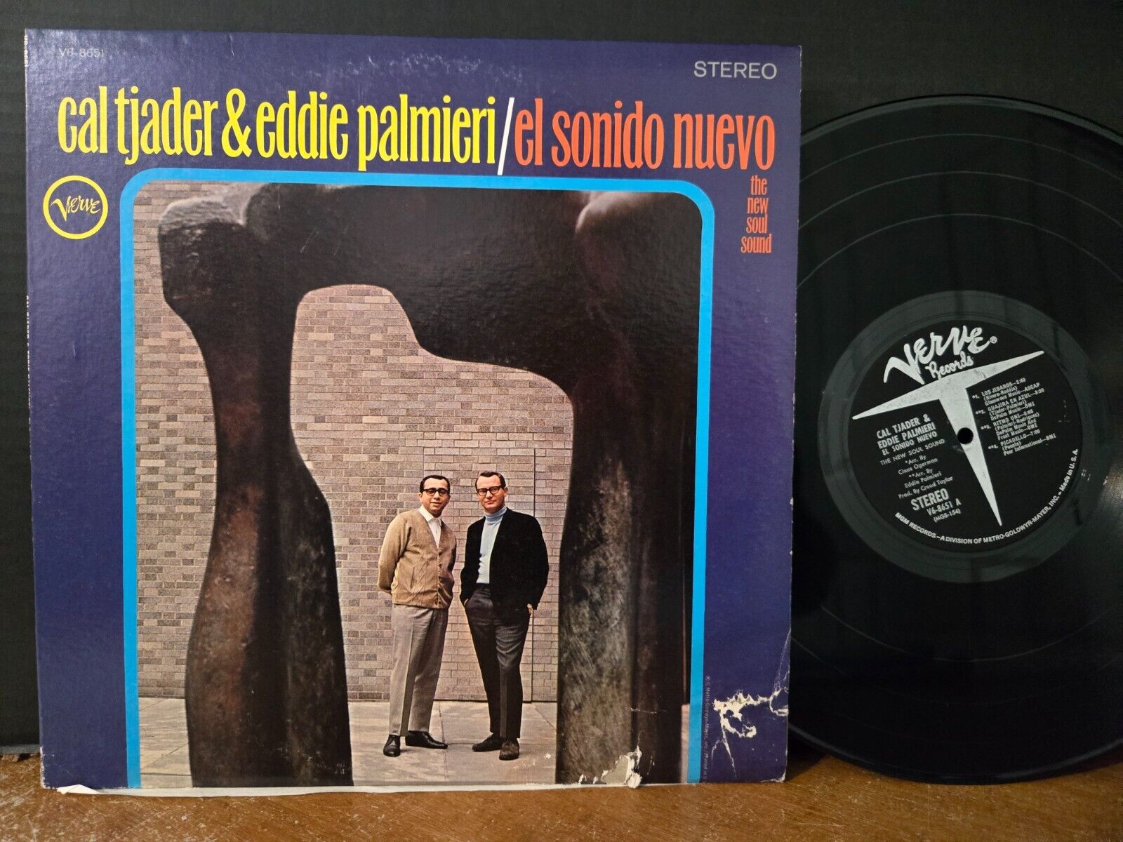 Cal Tjader & Eddie Palmieri – El Sonido Nuevo 1966 Verve RVG Julian Priester VG+