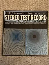 STEREO REVIEW 1963 LP Stereo Test Record for Home & Lab / Model 211 + Booklet picture