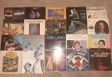 vintage 50s 60s 70s Assorted vinyl records lot Of 20 Mixed Generas  picture