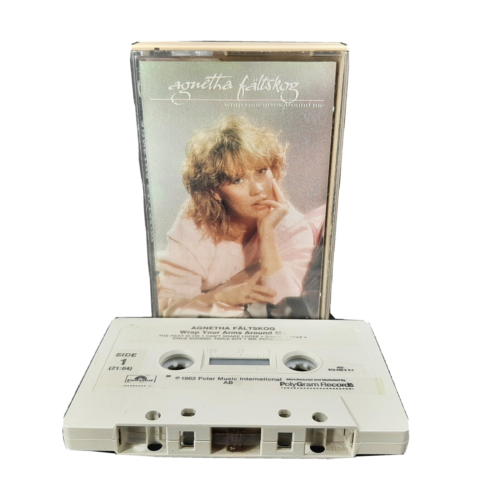 Agnetha Fältskog ‎Wrap Your Arms Around Me Cassettte 1983 Europop 813 242-4 Y-1