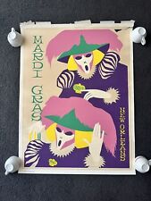 Vintage Mardi Gras New Orleans 1981 Promo Poster Artwork Original - Numbered picture