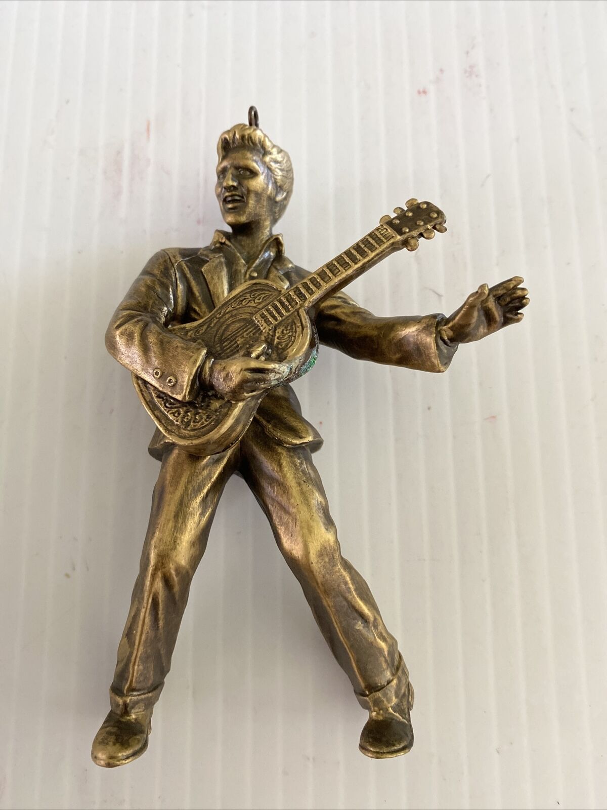 Elvis Presley 1992 Guitar King Of Rock & Roll Gold Crown Exclusive Hallmark  NIB