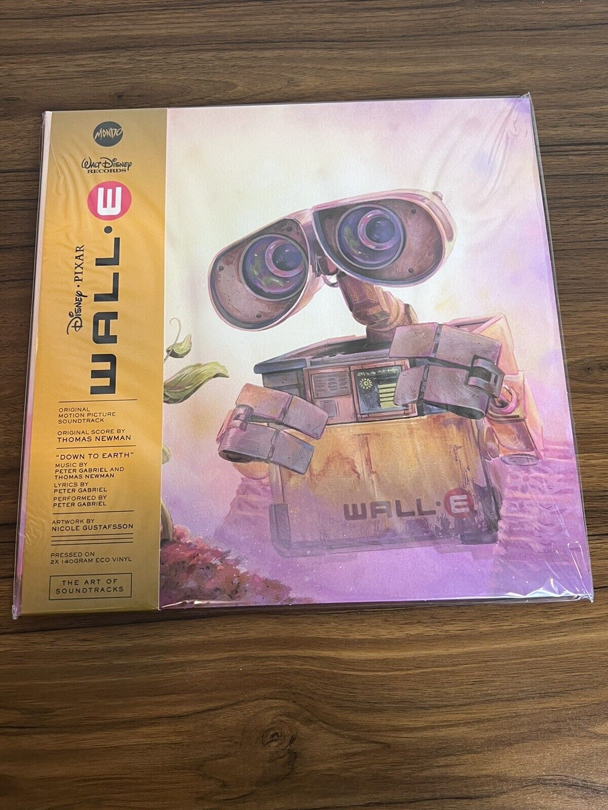 WALL-E Original Disney Pixar Soundtrack 2XLP Limited Edition Eco Vinyl Mondo