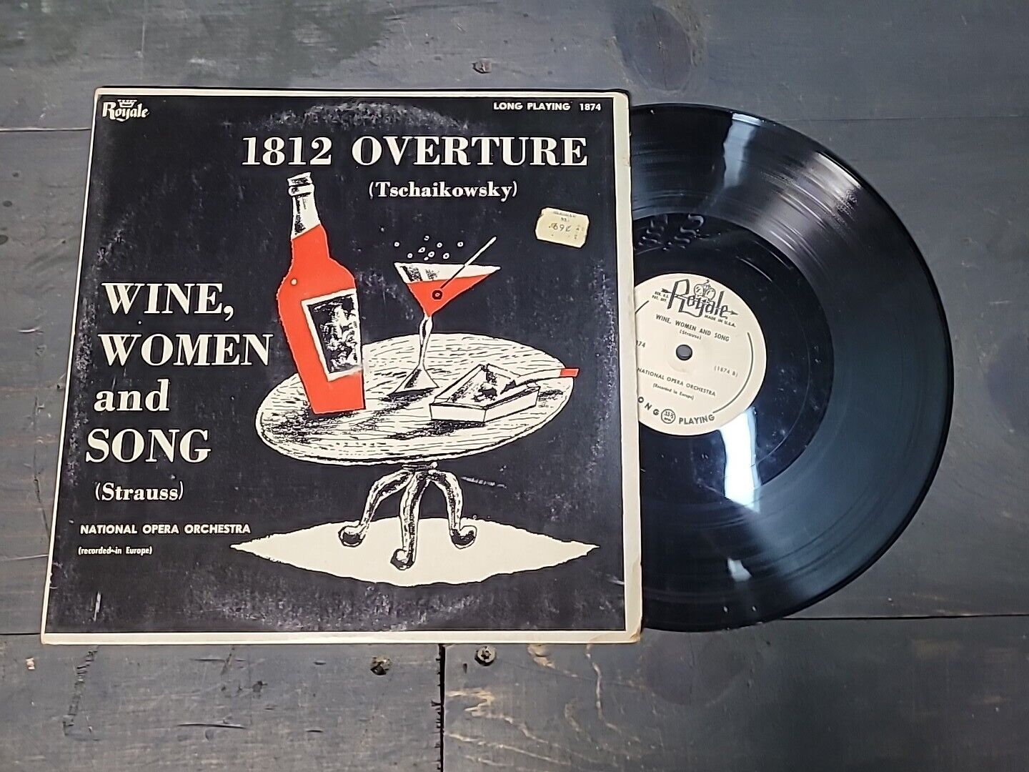 *Rare*Royale-Tchaikovsky -1812 Overture Long Play 1874 Wine Women And Song 33rpm