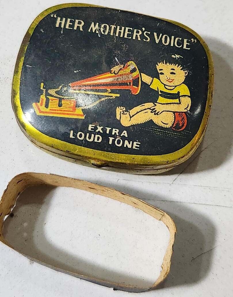 (Z1) vintage Gramophone record Needles HER MOTHERS VOICE  extra loud tone